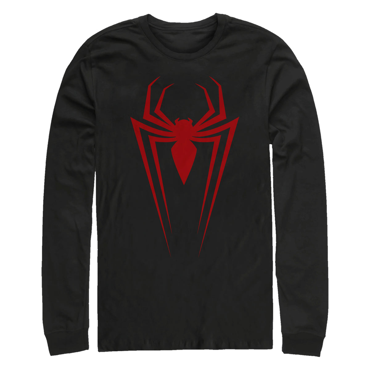 Men's Marvel Long Spider Long Sleeve T-Shirt
