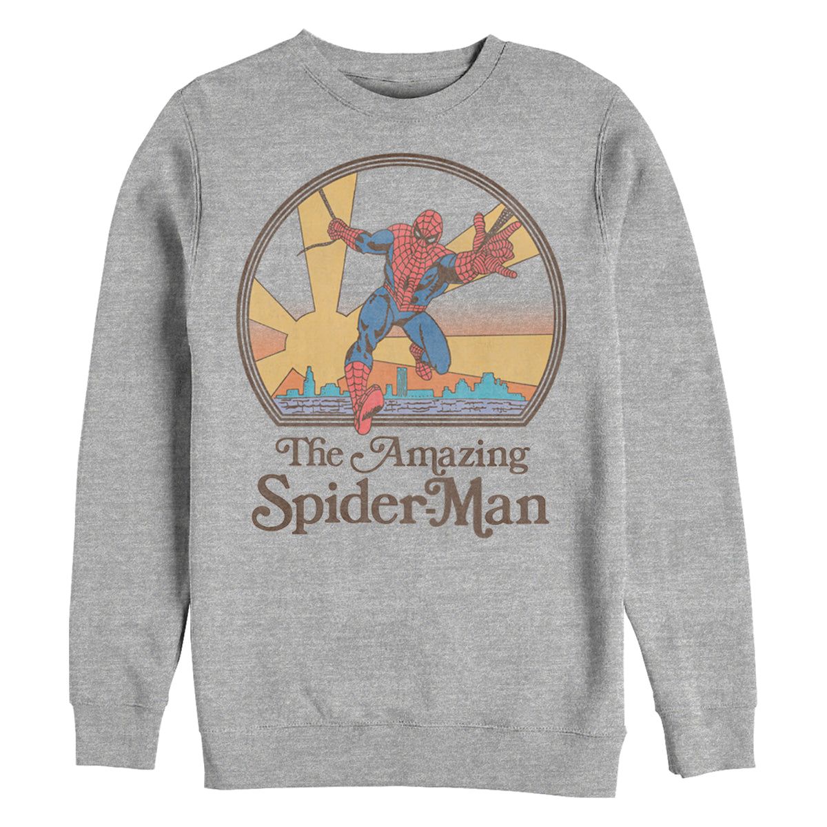 Men's Marvel AMAZING SPIDERMAN 70'S Sweatshirt