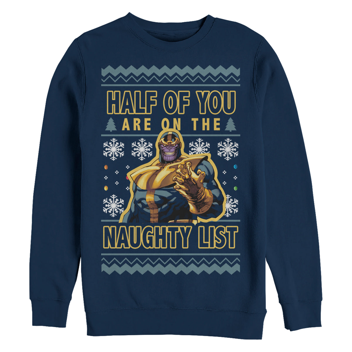 Men's Marvel Thanos Ugly Sweater Sweatshirt