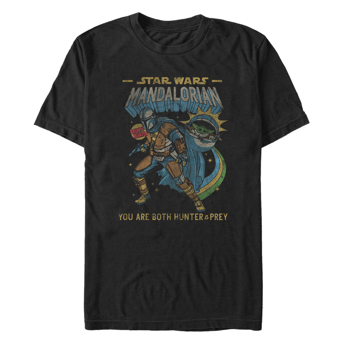 Men's Star Wars Mandalorian Comic T-Shirt