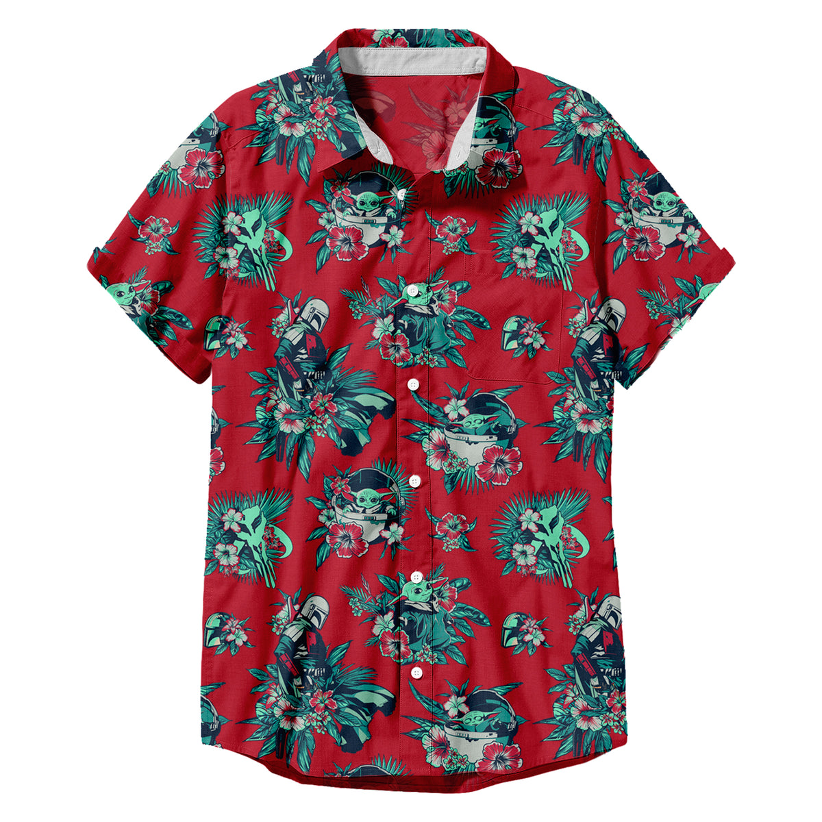 Men's Star Wars This is the Bouquet Button Up Woven