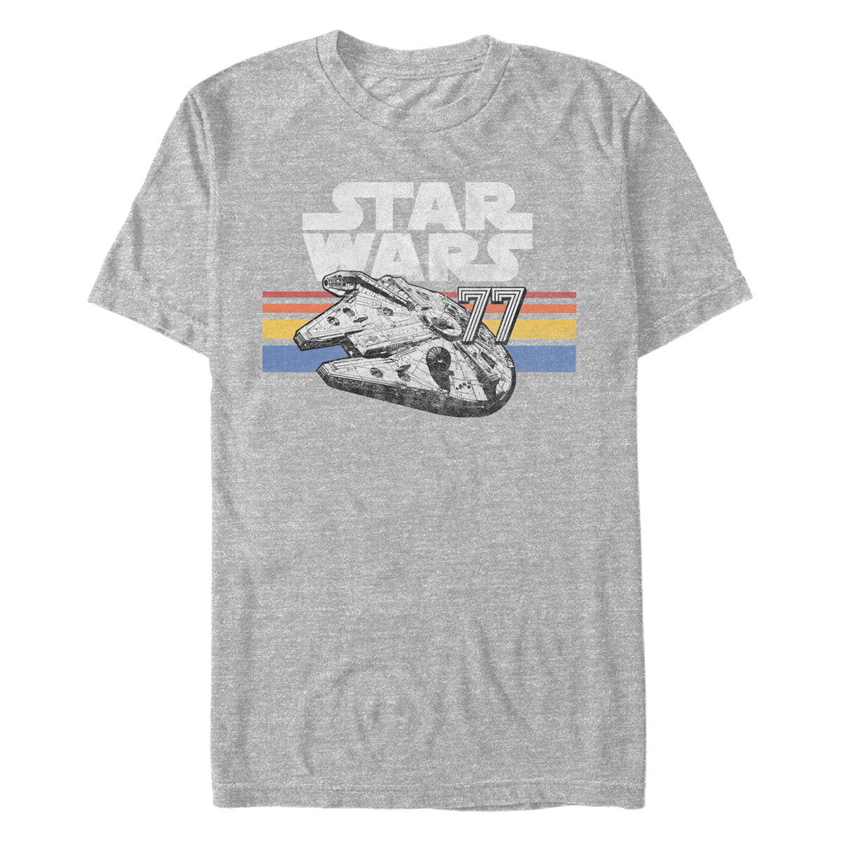 Men's Star Wars Vintage Falcon Stripes T-Shirt
