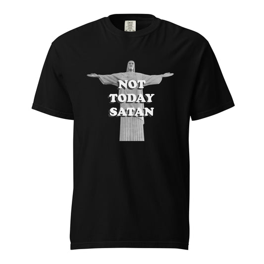 Not Today Satan Heavyweight T-Shirt